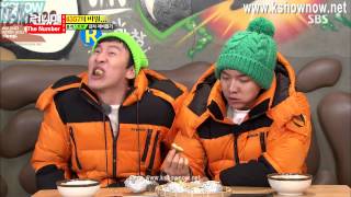 Lee kwangsoo eating hot potatoes [upl. by Etnoel863]