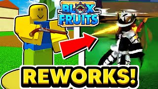 NOVAS ANIMAÇÕES DE HAKI E GUNS REWORK NO BLOX FRUITS [upl. by Dobb]