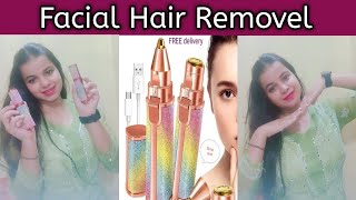 Painless Hair Removal Under ₹200😱😍 hairremoval upperliphairremoval meeshoproduct viralvideos [upl. by Nawd]