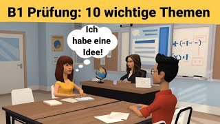 Mündliche Prüfung deutsch B1  Gemeinsam etwas planenDialog  10 wichtige Themen  sprechen Teil 3 [upl. by Janice]