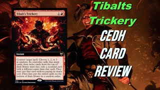 a red counterspell in cedh tibalts trickery cedh card review a card for sans blue decks [upl. by Eta837]