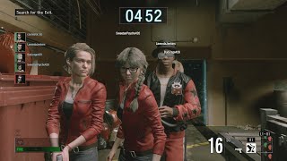 Resident Evil Resistance Red Outfits Jill Gameplay 25 [upl. by Ynaittirb]