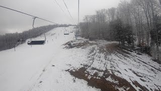 New Doppelmayr Superbowl triple chairlift at Boyne Mountain [upl. by Sexton891]