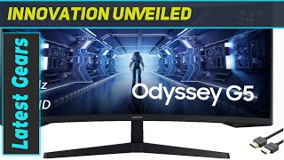 Immersive Gaming Unleashed Samsung 34quot Odyssey G5 UltraWide Monitor Review [upl. by Radborne616]