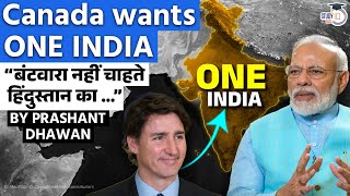 Canada wants ONE INDIA  We dont support division of India says Canada over Khalistan issue [upl. by Enileuqaj]