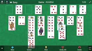 Solitaire Freecell Game 224954 [upl. by Yrrag]