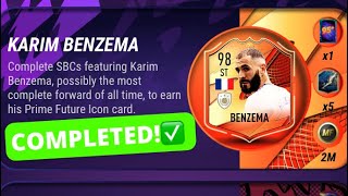 BENZEMA FRANCE GOALS SBC SOLUTION  MADFUT 22 [upl. by Navaj133]