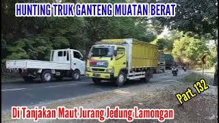 Seru Seruan❗Hunting truk muatan berat di tanjakan jurang jedung  Banyak yang hampir kehabisan nafas [upl. by Mandie]