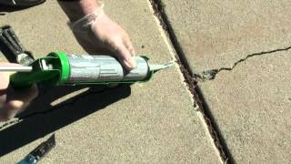 How to Fix a Crack in a Driveway [upl. by Narba]