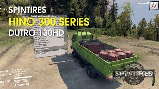 Spintires  Hino 300 series  Dutro 130 HD [upl. by Aineval308]