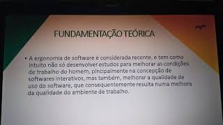 Apresentação Socialização  Ergonomia em Software [upl. by Lohcin]