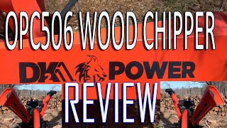 DK OPC506 533 Wood Chipper Review [upl. by Lucinda]