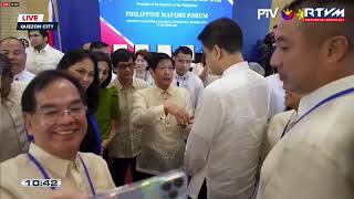 PBBM attends the Philippine Mayors Forum in Quezon City  27 October 2023 [upl. by Eirruc607]