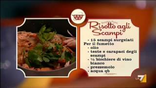 I menù di Benedetta  RISOTTO AGLI SCAMPI [upl. by Einniw]