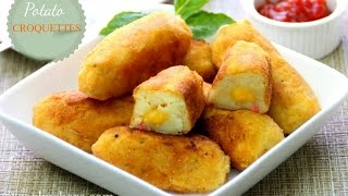 Cheese Stuffed Potato Croquettes [upl. by Nos]