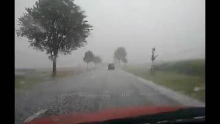 Hagelunwetter in Pinkafeld und Oberwart am 15 August 2016 [upl. by Samuella111]