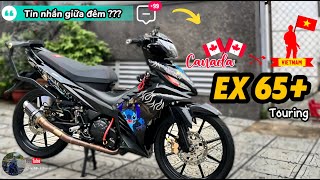 Review exciter 135 65 của anh trai DJ bên CANADA dọn xe style touring  Châu thanh chauthanh101 [upl. by Nesto]