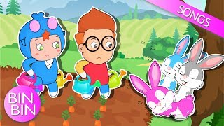 Sleeping Bunnies  BinBin  Nursery Rhymes and Kids Songs  Educational Video [upl. by Lipson]