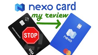 My review of the Nexo crypto Card to replace Binance crypto Card [upl. by Oicnoel6]