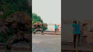 Stone Man VFX Vfx Editing Viral Comedy Funny niteshchoudhary Stoneman Shorts [upl. by Erund385]