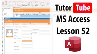 MS Access Tutorial  Lesson 52  Using Report Wizard [upl. by Reinald]