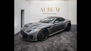 2021 Aston Martin DBS Superleggera Volante SILVERCHOCOLATE Walkaround by AURUM International 4K [upl. by Siul823]