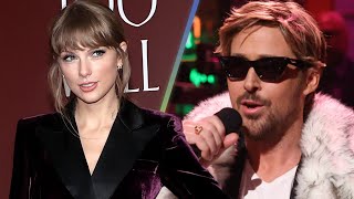 Taylor Swift REACTS to Ryan Goslings All Too Well Spoof on SNL [upl. by Eoj675]