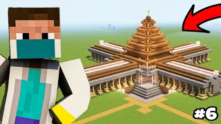 I Made THE ULTIMATE TRADING HALL In Minecraft  Mcaddon Survival Series 6 [upl. by Dlareme]