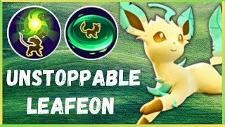 team Griffin vs the try harders pokemon unite leafeon gameplay [upl. by Harlene]