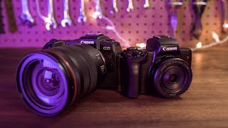 Canon EOS RP  More Than a Full Frame M50 Review amp Comparison [upl. by Atinas]