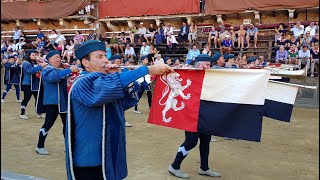 Palio di Siena parade  corteo storico [upl. by Anneirb]