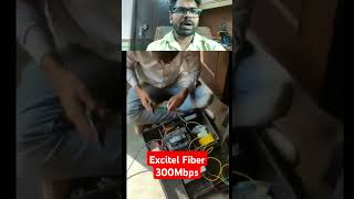 Excitel Broadband Installation 300 Mbps fibernet broadbandinternet [upl. by Beisel306]