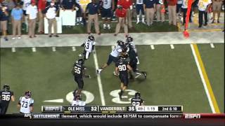 08292013 Ole Miss vs Vanderbilt Football Highlights [upl. by Sredna155]