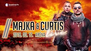 Majka amp Curtis Live ARÉNA koncert  2018 március 17  Budapest [upl. by Lleinad244]