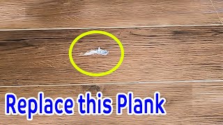 How to Replace a Vinyl Plank With a Tongue and Groove Locking System [upl. by Leiram]