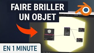 Faire briller un objet avec CYCLES sur Blender [upl. by Vinny]