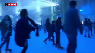 Paris  la patinoire géante de retour au Grand Palais [upl. by Gerek]