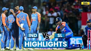 India Vs Sri Lanka Highlights 2nd T20 India Beat Sri Lanka By 8 Wickets I Suryakumar I IND Vs SL [upl. by Goetz828]