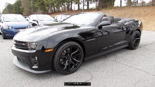 2013 Chevrolet Camaro ZL1 Convertible Start Up Exhaust and In Depth Review [upl. by Anul710]