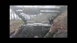 RZR Pro xp vs Maverick Trail uphill mud trench climb [upl. by Eniawd873]