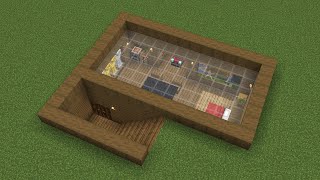 Minecraft  How to build an Underground Base House [upl. by Sigmund]