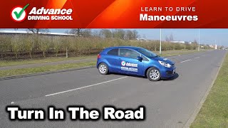 Turn In The Road  3 Point Turn  Learn to drive Manoeuvres [upl. by Edmea]