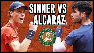 Sinner vs Alcaraz en las semifinales de Roland Garros 2024  Amuy Cabeiro y Amerikaner [upl. by Inanak824]