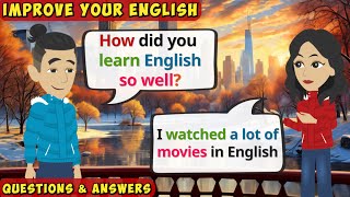 Practice English Conversations  Direct English Speaking Practice  Questions amp Answers [upl. by Htnnek]