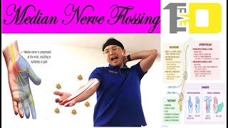 Major Exercise of Median Nerve Flossing GlidingCarpal Tunnel SyndromeMedian Neuropathy Level 10 [upl. by Nauqyt]