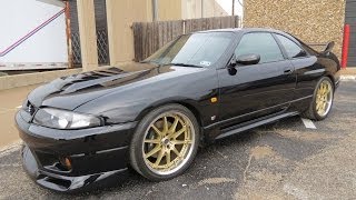 1997 Nissan Skyline GTR VSpec R33 Start Up Exhaust and In Depth Review [upl. by Oravla767]