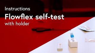 Selfadministered antigen tests for pupils lower secondary level – Flowflex [upl. by Suirad353]