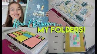 How I Organise my Notes and Folders for School 2017 [upl. by Sherurd740]