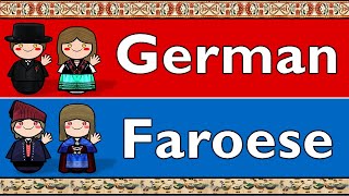 GERMANIC GERMAN amp FAROESE [upl. by Milman]