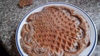 Mandel Schoko Waffeln [upl. by Ardine320]